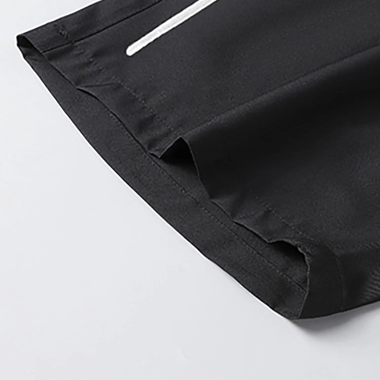 2 Pack Sports Shorts for Men Quick Dry Workout Gym Short Pants Elastic Waist Athletic Running Trousers