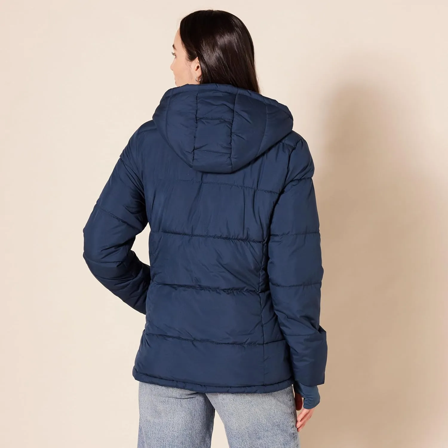 Amazon Essentials Women's Heavyweight Quilted Long-Sleeve Hooded Puffer Coat (Available in Plus Size)