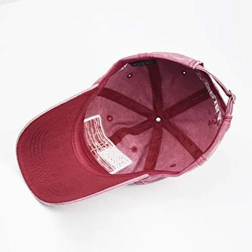 American American Old Flag Adult Classic Letter Washed Baseball Sunshade Baseball Caps Flat Brim Cap