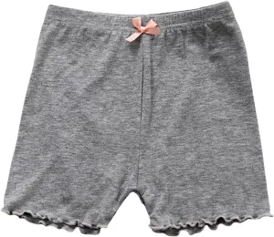 Baby Girls Ribbed Short Pants Cotton Casual Solid Summer Elastic High Waisted Summer Clothes Toddler Shorts
