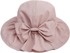Back Bow Sun Hat for Womens Packable Beach Hats UV Protection Summer Wide Brim Hats
