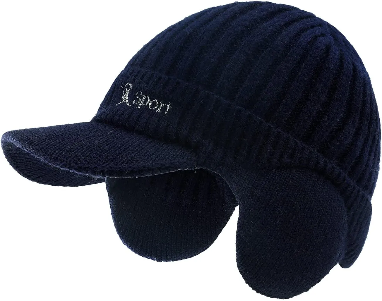 BAVST Hat for Men Knitted Beanie Women Winter Hats Men’s Stretchy Caps Outdoor Beanies Fleece Lined Ear Warmer