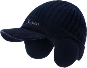BAVST Hat for Men Knitted Beanie Women Winter Hats Men’s Stretchy Caps Outdoor Beanies Fleece Lined Ear Warmer