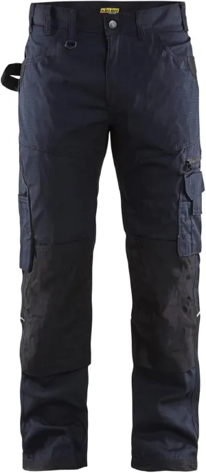 BLÅKLÄDER Men's Ripstop Durable Lightweight Work Pants with Utility Pockets