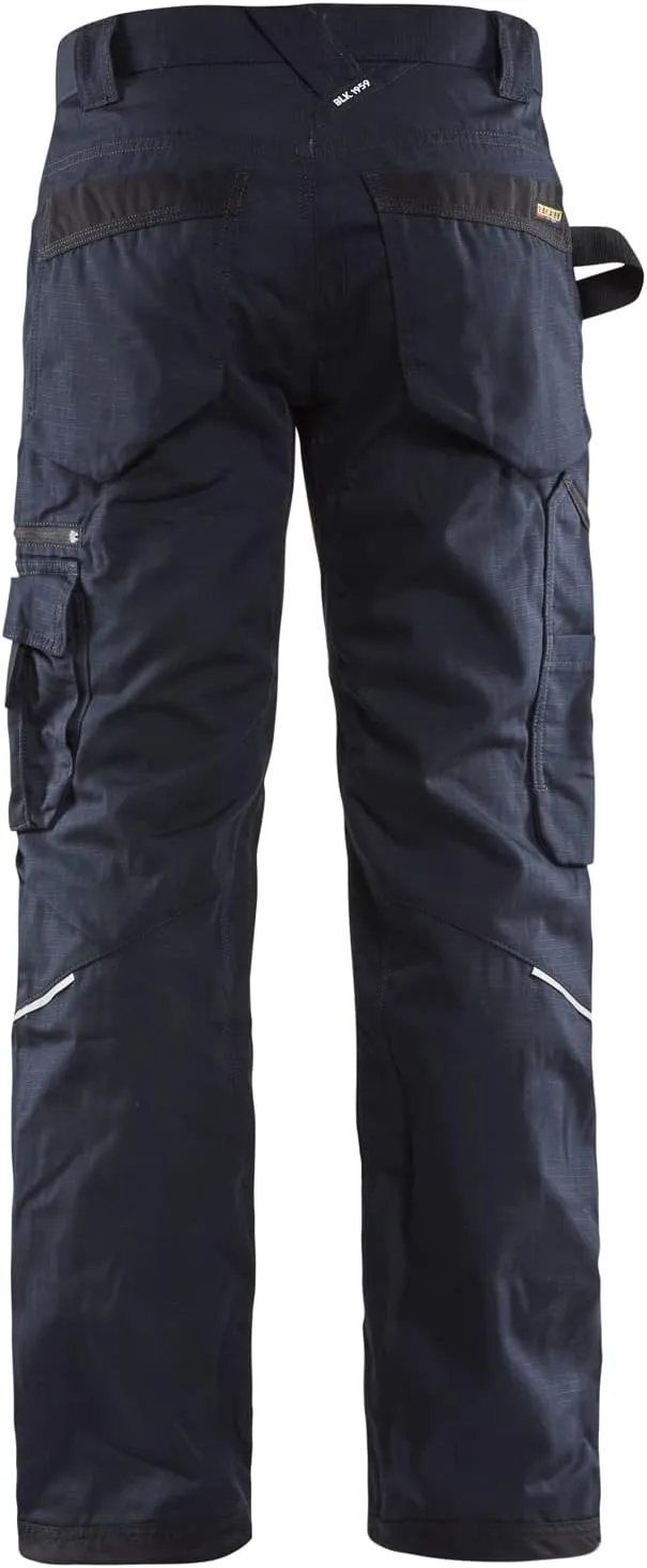 BLÅKLÄDER Men's Ripstop Durable Lightweight Work Pants with Utility Pockets