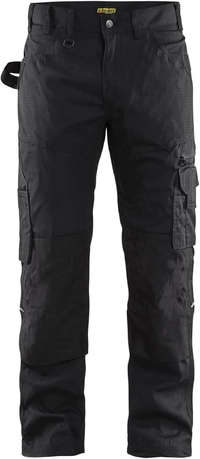 BLÅKLÄDER Men's Ripstop Durable Lightweight Work Pants with Utility Pockets