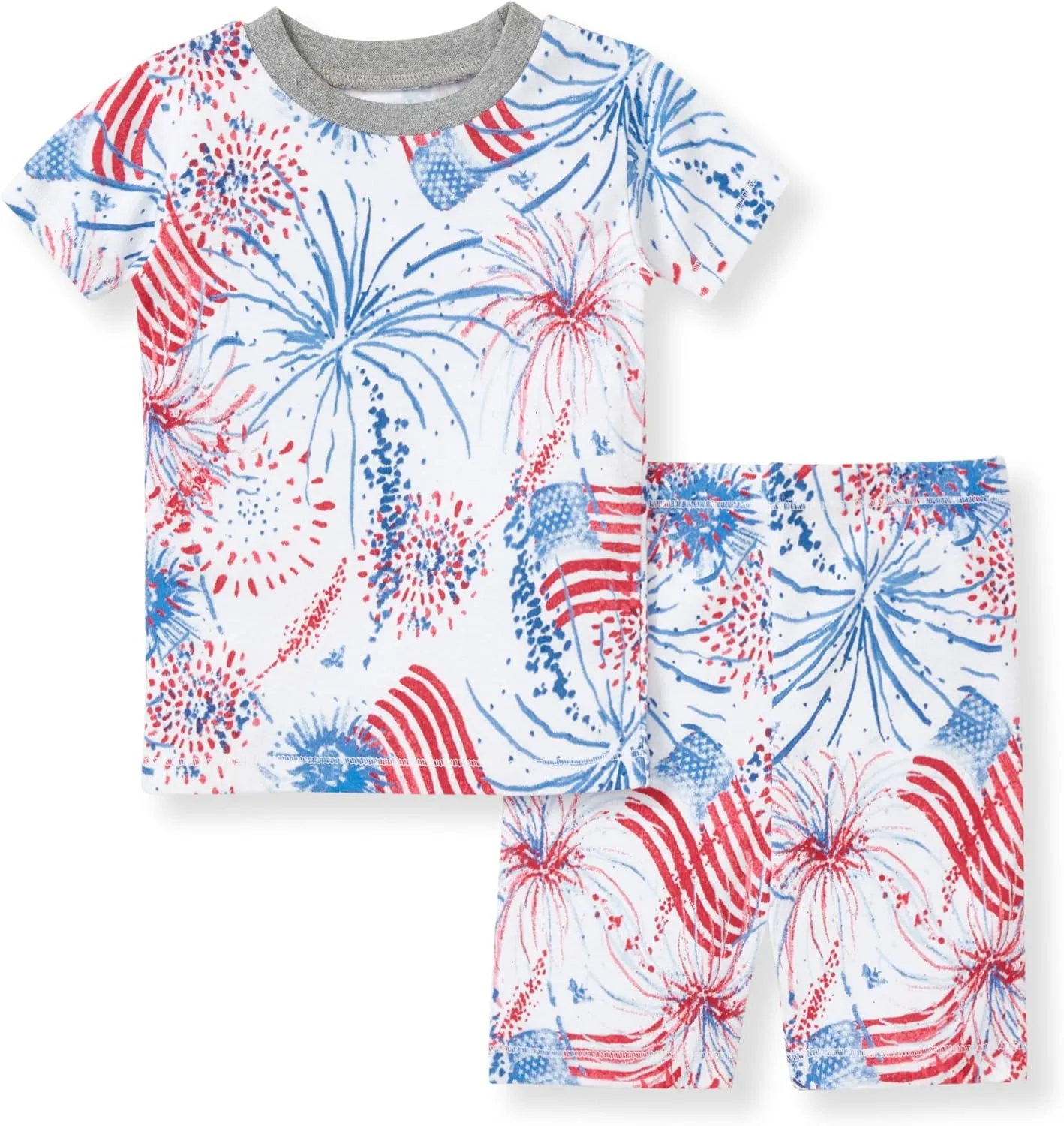 Burt's Bees Baby Baby Boys' Pajamas, Tee and Pant 2-Piece Pj Set, 100% Organic Cotton