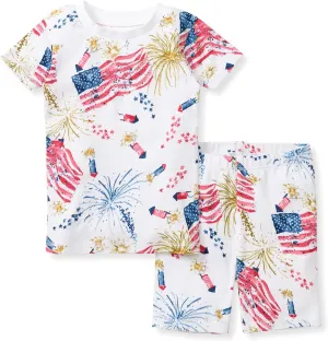Burt's Bees Baby Baby Boys' Pajamas, Tee and Pant 2-Piece Pj Set, 100% Organic Cotton