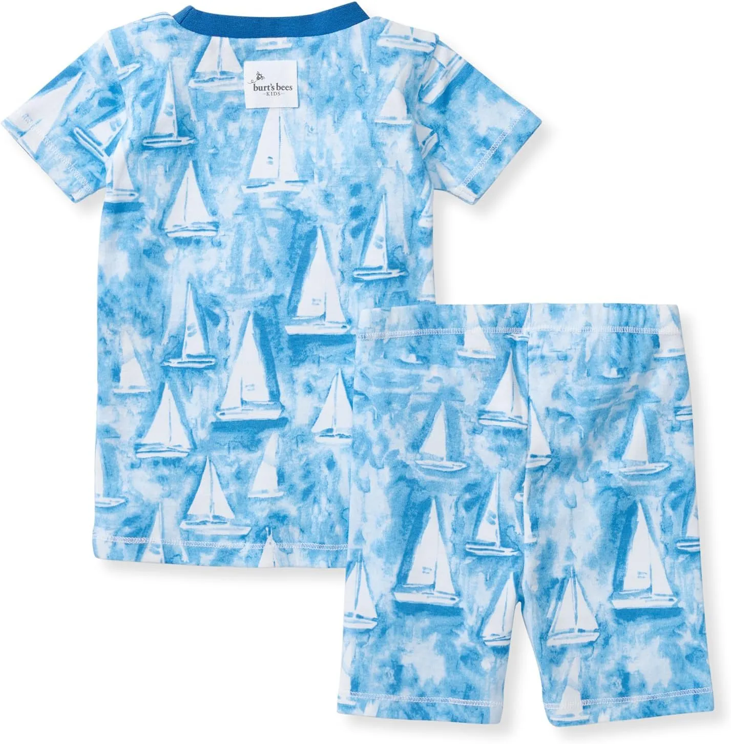 Burt's Bees Baby Baby Boys' Pajamas, Tee and Pant 2-Piece Pj Set, 100% Organic Cotton