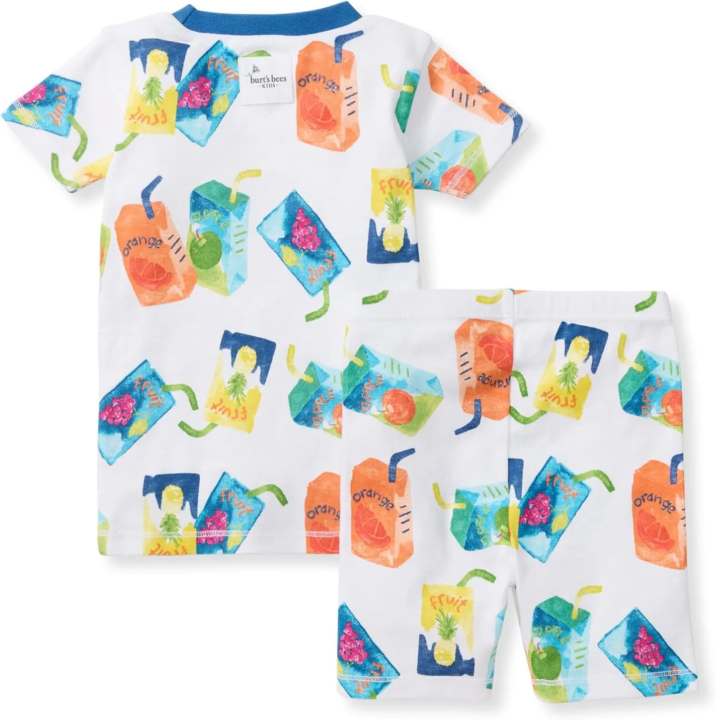 Burt's Bees Baby Baby Boys' Pajamas, Tee and Pant 2-Piece Pj Set, 100% Organic Cotton