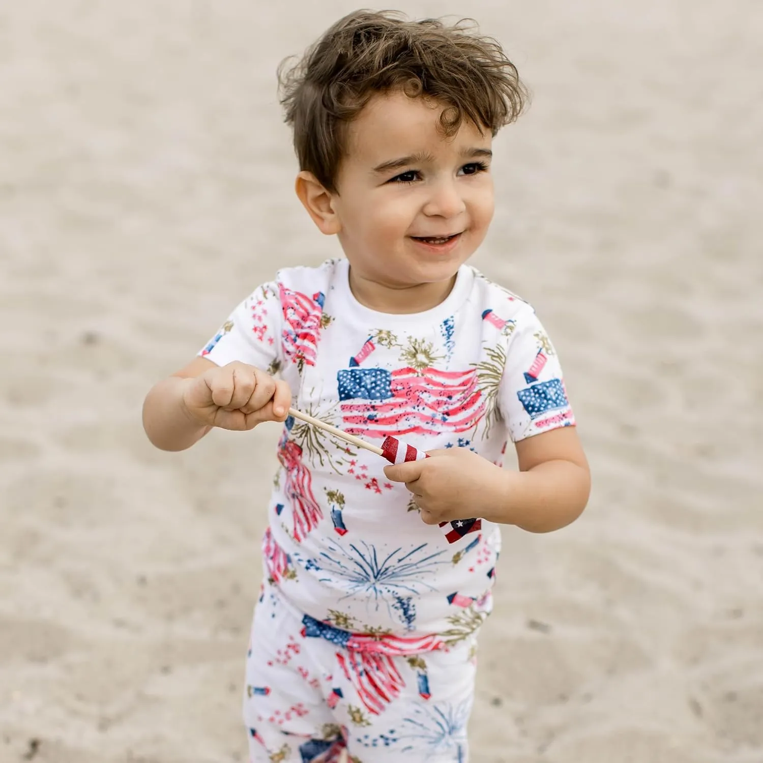 Burt's Bees Baby Baby Boys' Pajamas, Tee and Pant 2-Piece Pj Set, 100% Organic Cotton