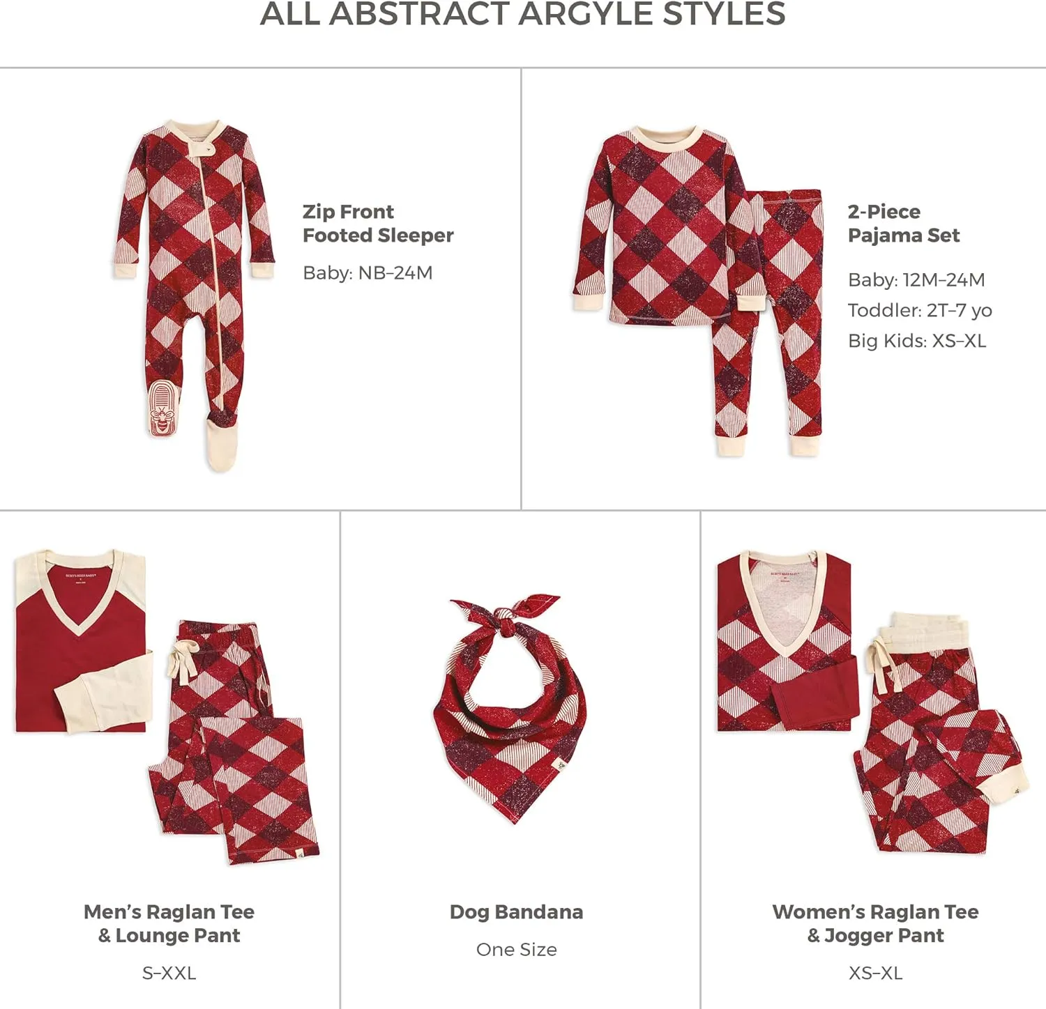 Burt's Bees Baby Baby Girls' Family Jammies Matching Holiday Organic Cotton Pajamas
