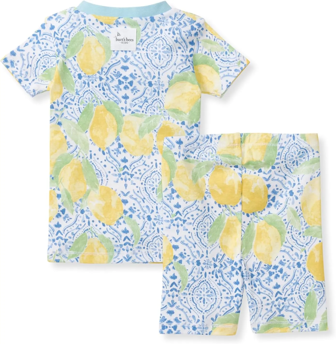 Burt's Bees Baby Baby Girls' Pajamas, Tee and Short 2-Piece Pj Set