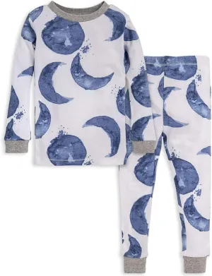 Burt's Bees Baby Infant and Boys' 2-Piece Long Sleeve Tee and Long Pant Cotton Pajama Set