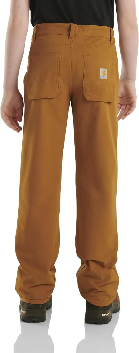 Carhartt Boys' Lightweight Rugged Flex Relaxed Fit Utility Work Pants