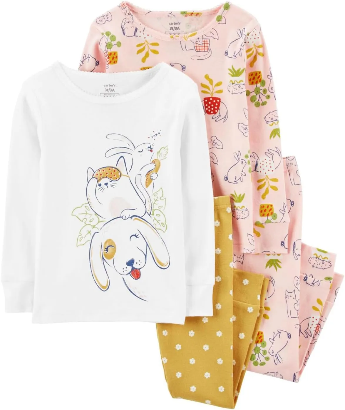 Carter's baby-girls 4 Pc Cotton 371g083