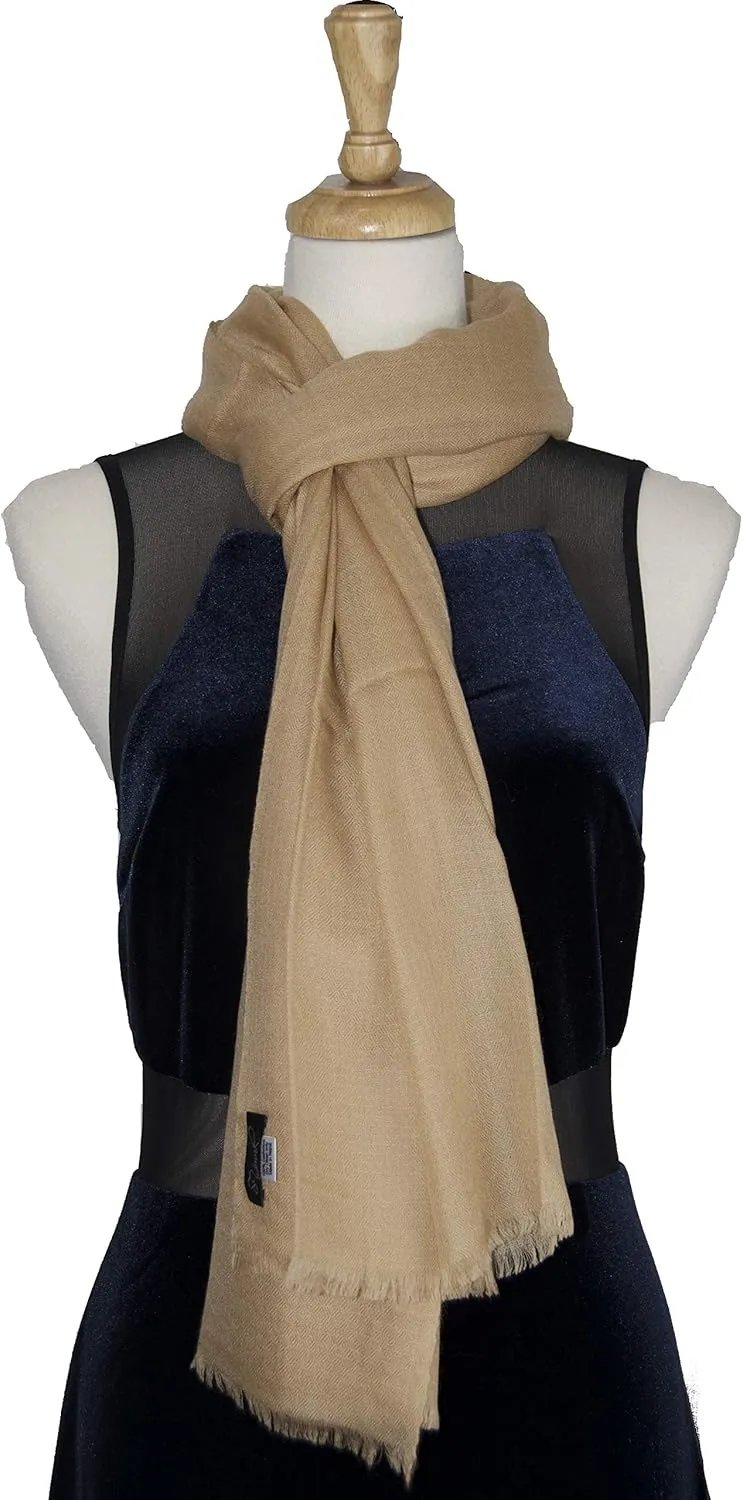 Cashmere Pashmina Shawl Wrap Handmade 100% Pure Lightweight Oversized Scarf