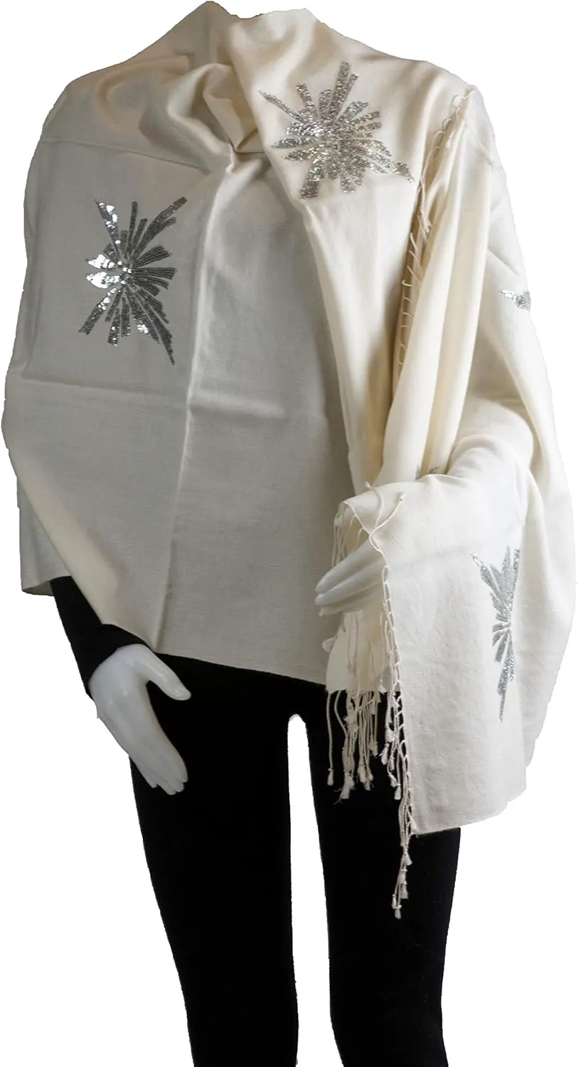 Cashmere Pashmina Shawl Wrap Handmade 100% Pure Lightweight Oversized Scarf