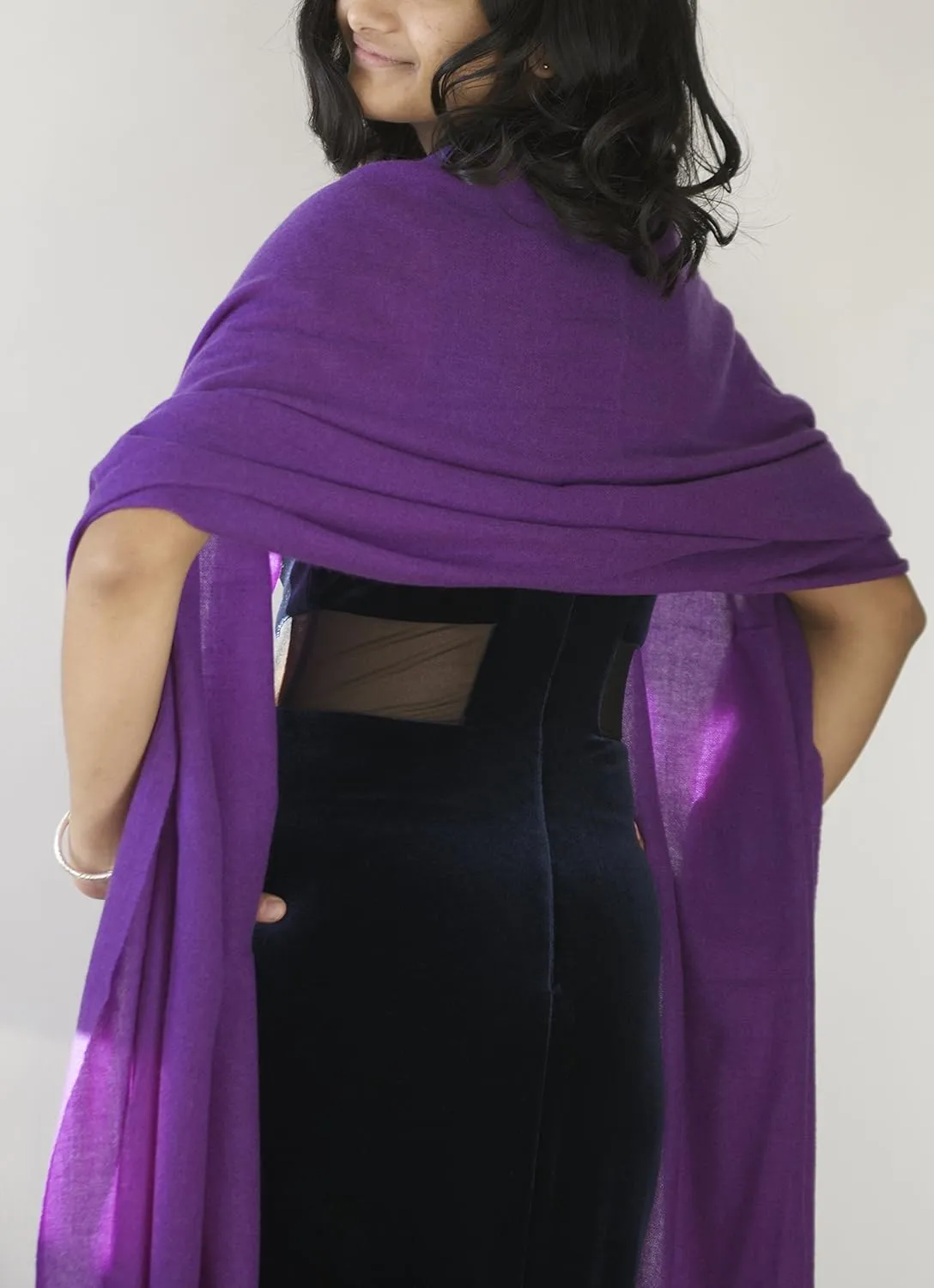 Cashmere Pashmina Shawl Wrap Handmade 100% Pure Lightweight Oversized Scarf
