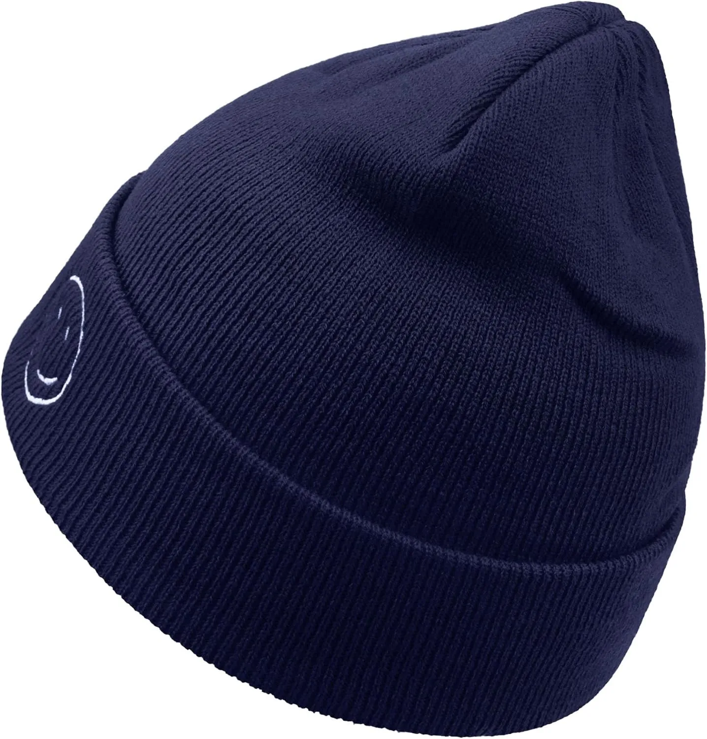 Croogo Winter Warm Beanie for Men Women Cotton Watch Cap Smile Face Embroidered Beanies Hat Funny Beanies Hat