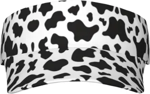 Cute Cow Print Wide Brim Hats Cow Print Sun Hat Sun Visor for Women Men Teens