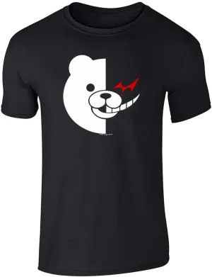 Danganronpa Monokuma Face Anime Tee Shirt Tshirt Unisex Men Women Girls Boys