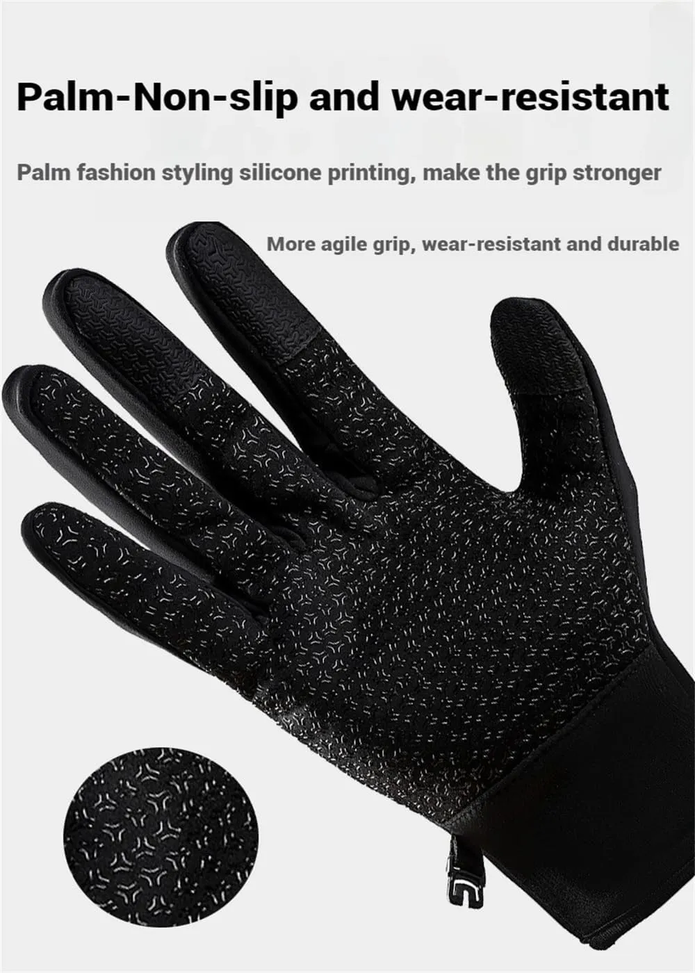 Dazzlesport Heated Gloves,USB Heated Touchscreen Gloves, Windproof and Waterproof Thermal,Winter Short Plus Velvet