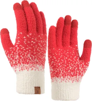 DS DADOU&XIAOSHAN Winter Gloves For Women, Womens Gloves With Touchscreen Fingers For Cold Weather Thermal Mitten Fleece Line