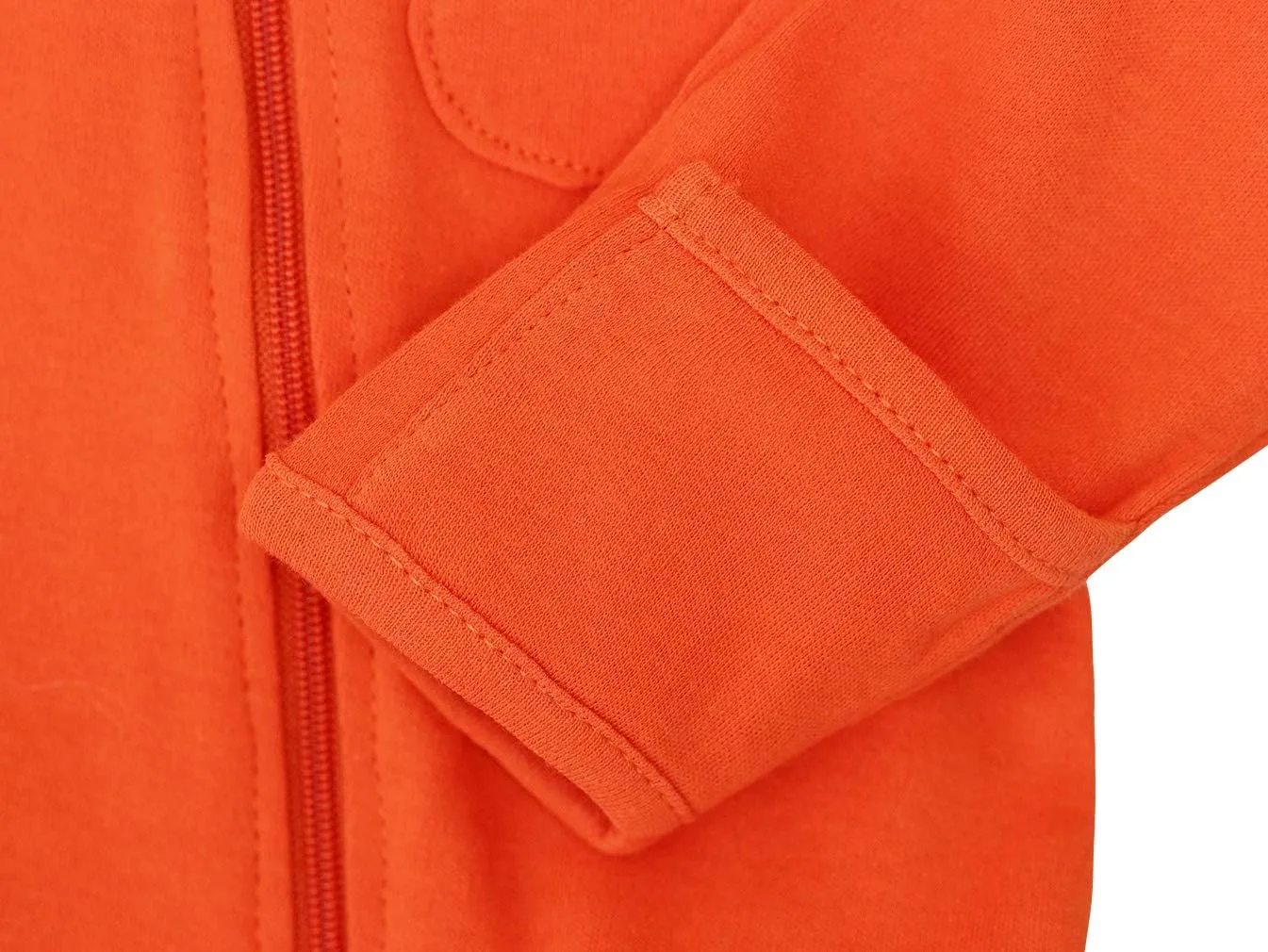 Eleven's Kingdom Baby Kids Sleep and Play,Baby Cotton Pajamas with Mitten Cuffs, 2 Way Zipper Footed Sleeper 0-12 Month