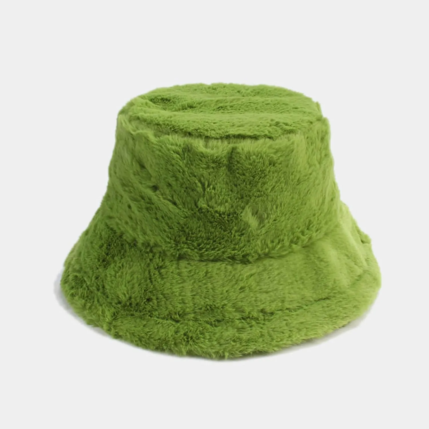Faux Fur Winter Bucket Hat for Women Men Fluffy Warm Hat Women's Furry Fisherman Cap for Casual, Trips, Sports, Skiing