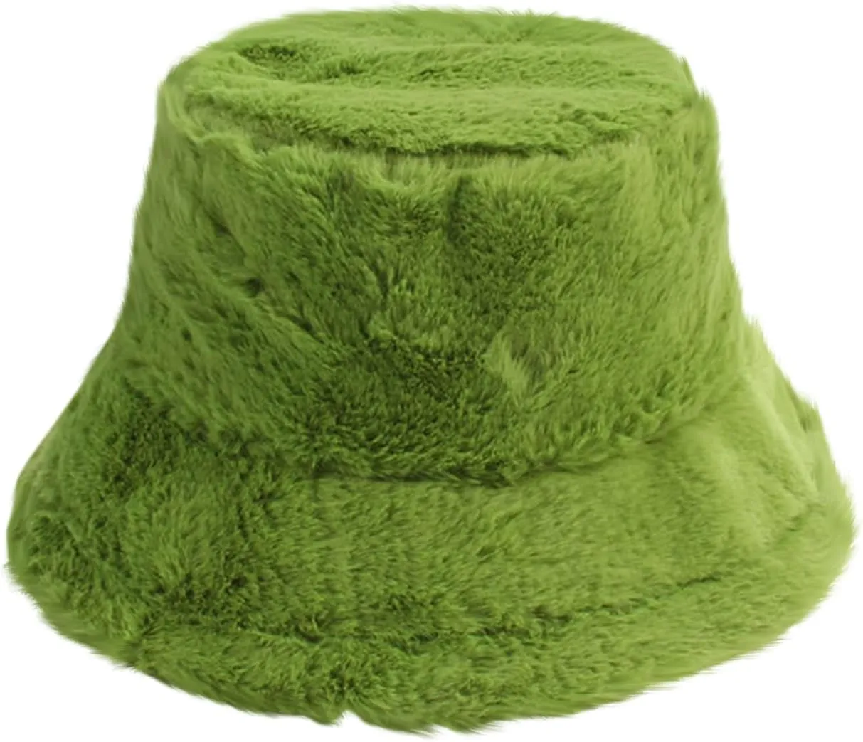 Faux Fur Winter Bucket Hat for Women Men Fluffy Warm Hat Women's Furry Fisherman Cap for Casual, Trips, Sports, Skiing