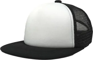 Funky Junque Kids Baseball Hat Girl Boy Toddler Infant Flat Brim Trucker Hat Youth Sun Beach Cap Summer Mesh