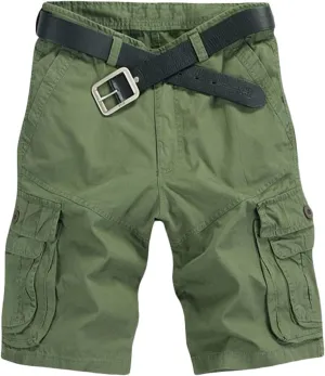 Gym Shorts for Men Summer Pants Flat Front Drawstring Elastic Waist Trousers Cotton Beach Lightweight Lounge Shorts