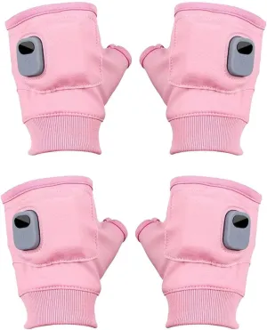 Heated Fingerless Gloves for Men Women, Heated Gloves for Women Rechargeable, Hand Warmers Thermal Gloves with 3 Heat Settings, Sutible for Work Cycling Skiing Outdoor