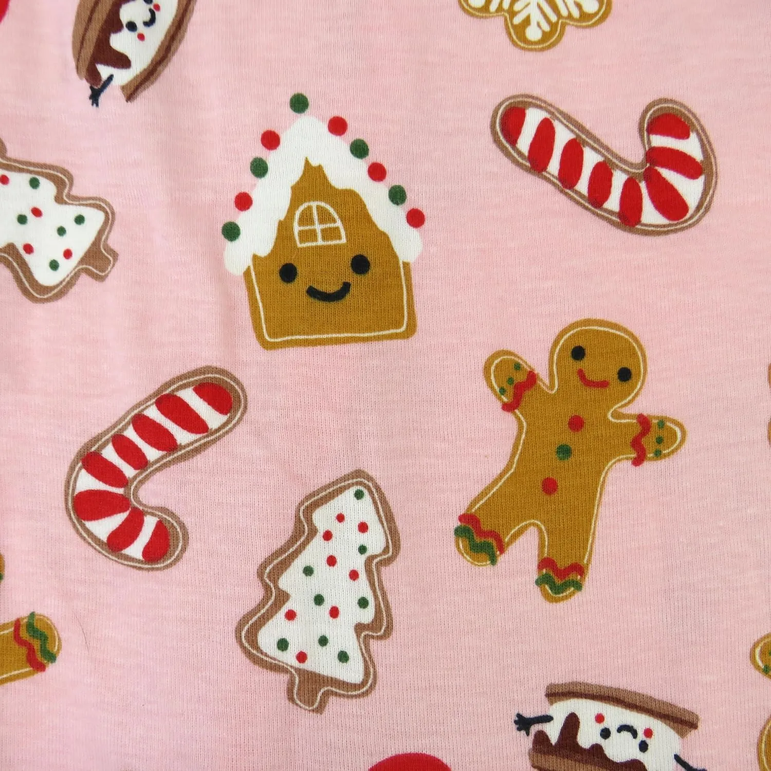 HonestBaby Baby 100% Organic Cotton Holiday Sleep & Play Footed One-Piece Pajama