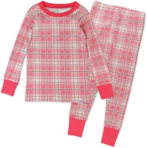 HonestBaby Baby, Toddler and Kids' 100% Organic Cotton Classics 2-Piece Pajamas