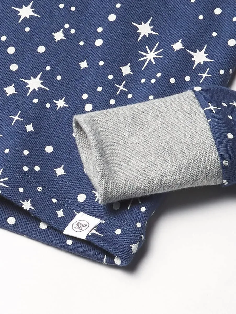HonestBaby Baby, Toddler and Kids' 100% Organic Cotton Classics 2-Piece Pajamas