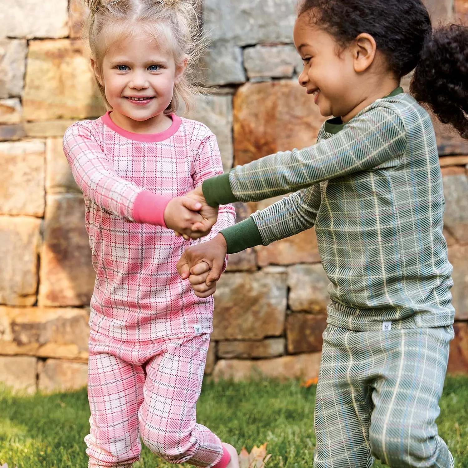 HonestBaby Baby, Toddler and Kids' 100% Organic Cotton Classics 2-Piece Pajamas