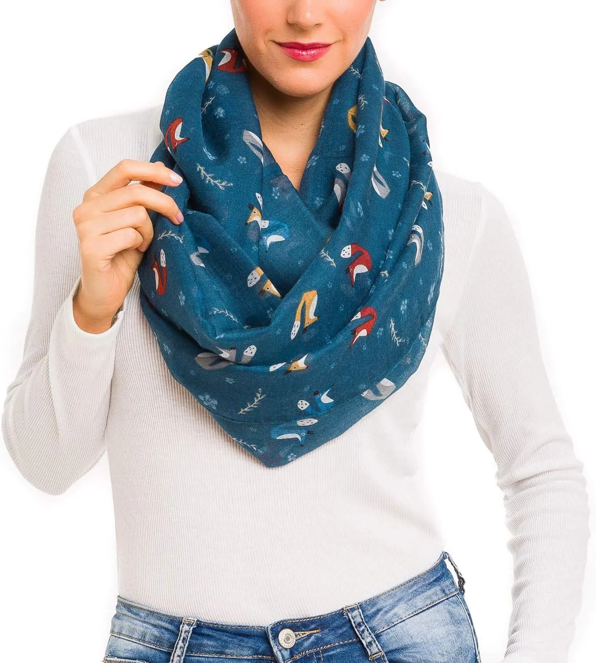 Infinity Scarf for Women Lightweight Fashion Scarves for Fall Winter