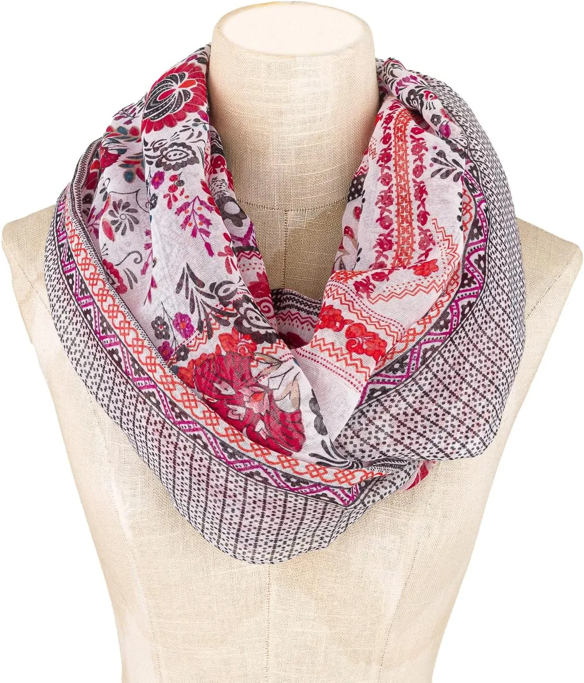 Infinity Scarf for Women Lightweight Fashion Scarves for Fall Winter