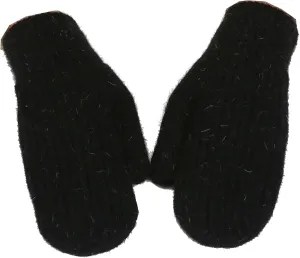 IZUS Cold-Weather Thick-Knit-Mittens for Women Winter-Spring-Warm Outdoor-Sport Acrylic-Wool Crochet-Cable-Gloves