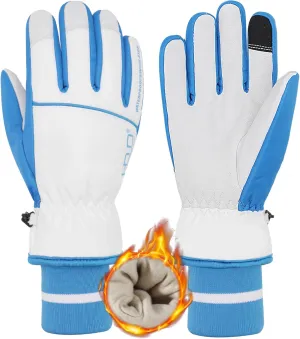 KONGOUARD Waterproof Winter Work Gloves for Women, 3M Thinsulate Thermal Gloves Warm Gloves for Skiing Hiking Gardening Outdoor Work