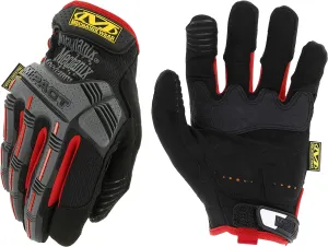 Mechanix Wear: M-Pact Work Gloves with Secure Fit, Work Gloves with Impact Protection and Vibration Absorption, Safety Gloves for Men (Black/Red, XX-Large)