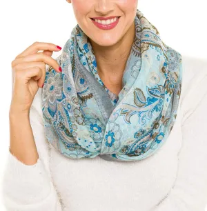 MELIFLUOS DESIGNED IN SPAIN Infinity Scarf for Women Lightweight Fashion Scarves for Fall Winter