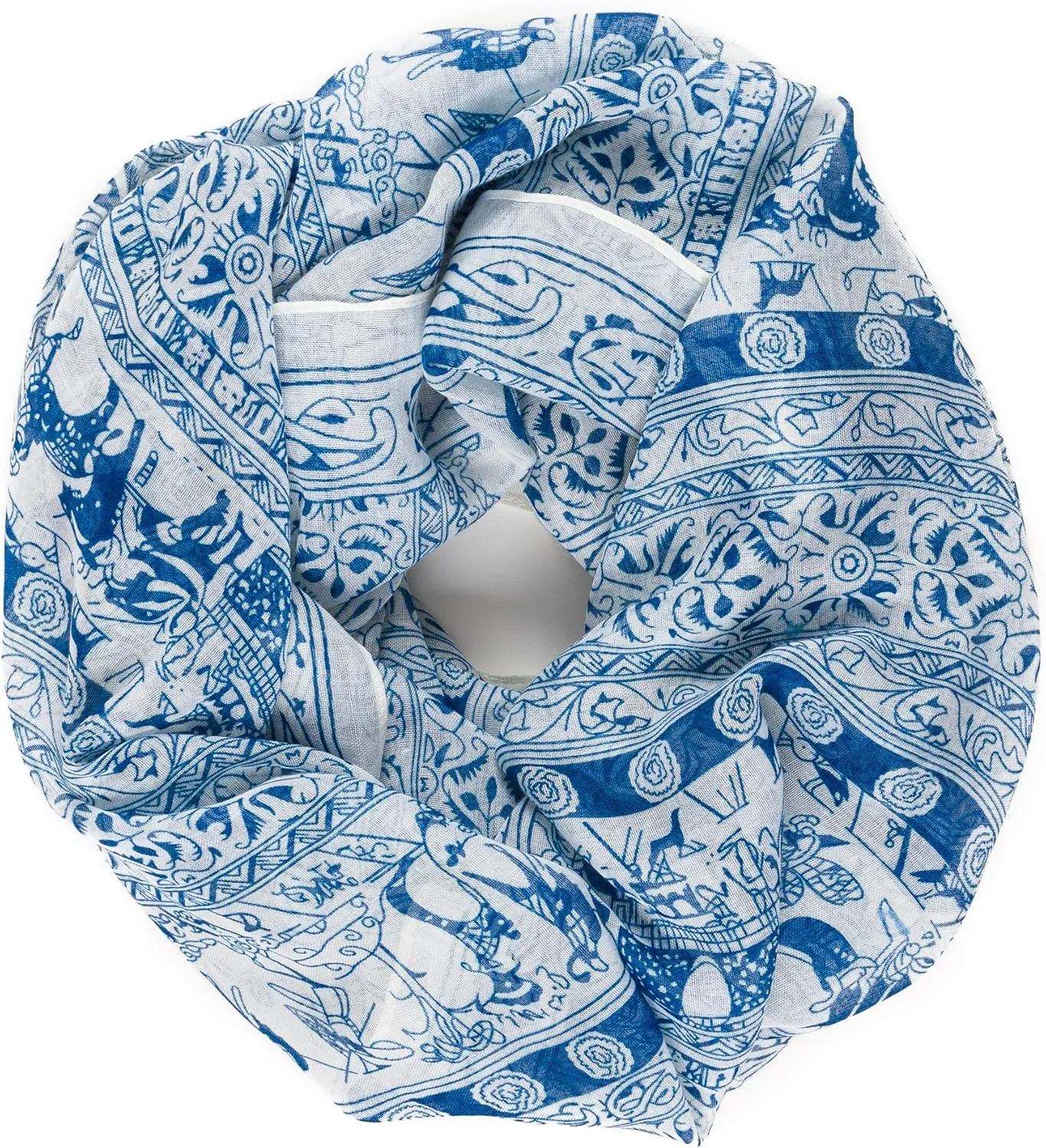 MELIFLUOS DESIGNED IN SPAIN Infinity Scarf for Women Lightweight Fashion Scarves for Fall Winter