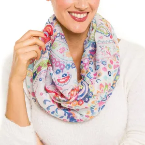 MELIFLUOS DESIGNED IN SPAIN Infinity Scarf for Women Lightweight Fashion Scarves for Fall Winter