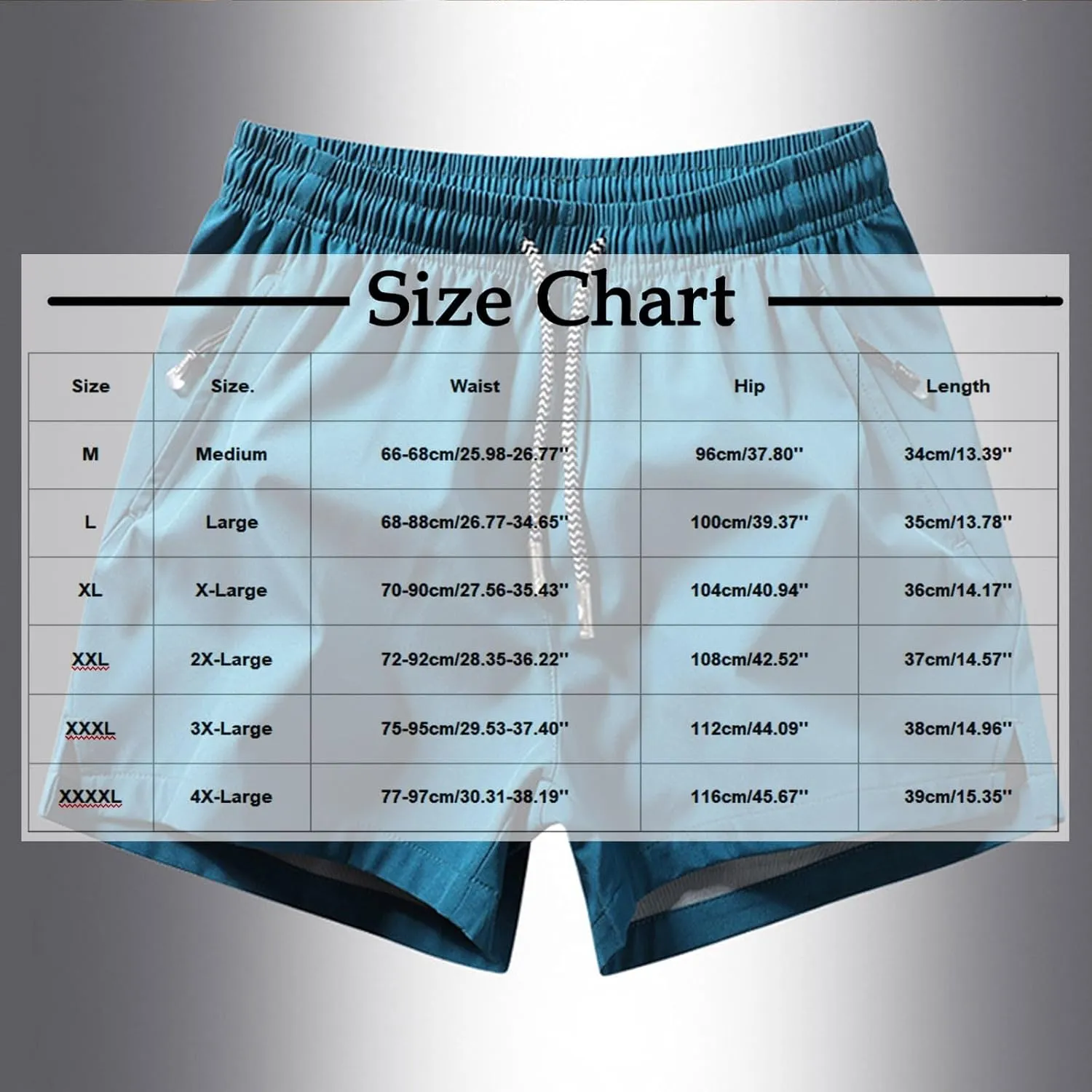 Men Athletic Workout Shorts Quick Dry Cargo Zipper Pockets Lightweight Gym Hiking Elastic Waist Running Short Pant
