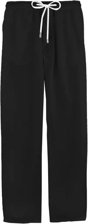Men's Casual Elastic Waist Pants Lightweight Linen Lounge Trousers Classic Jogger Yoga Loose Chinos