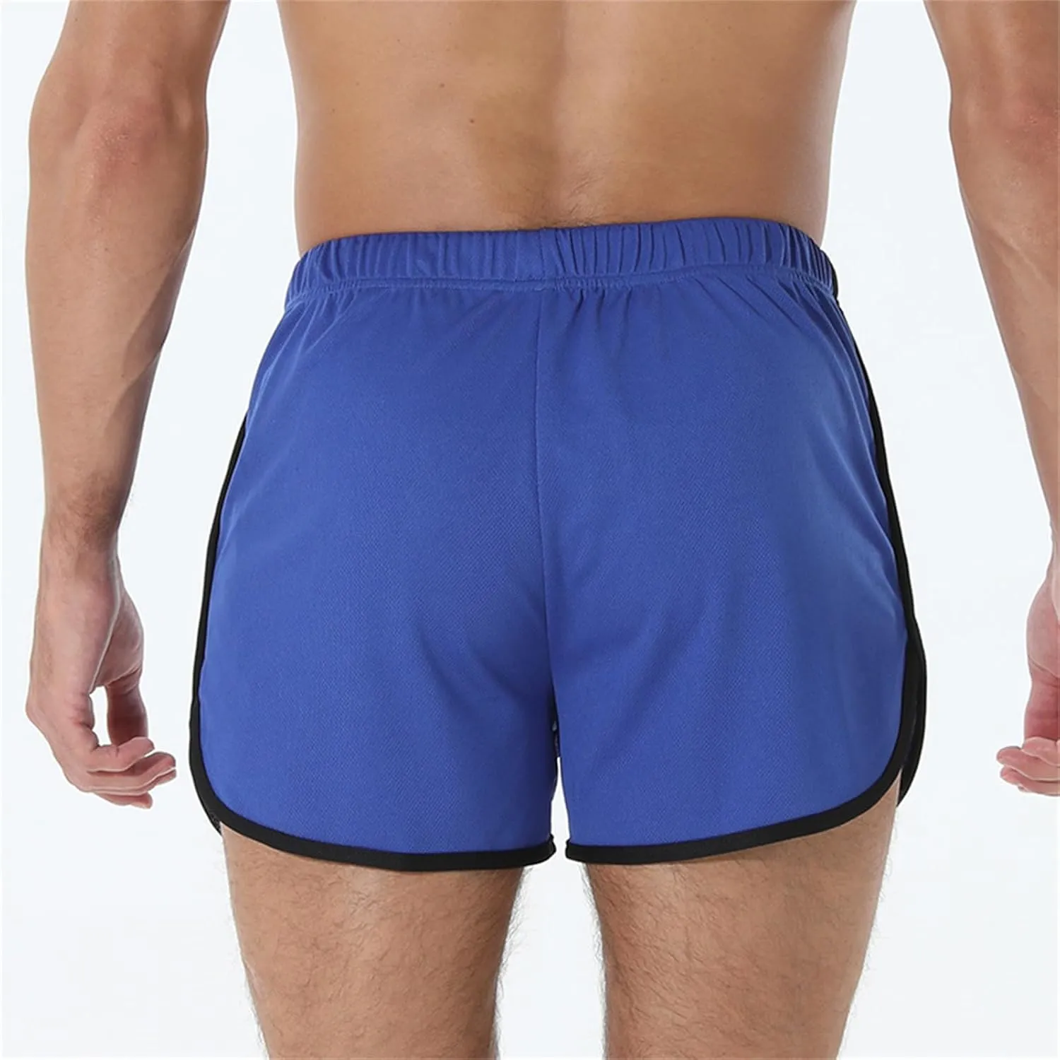 Mens Running Shorts 3 Inch Lightweight Beach Short Quick Dry Breathable Muscle Trunks Casual Mesh Workout Athletic