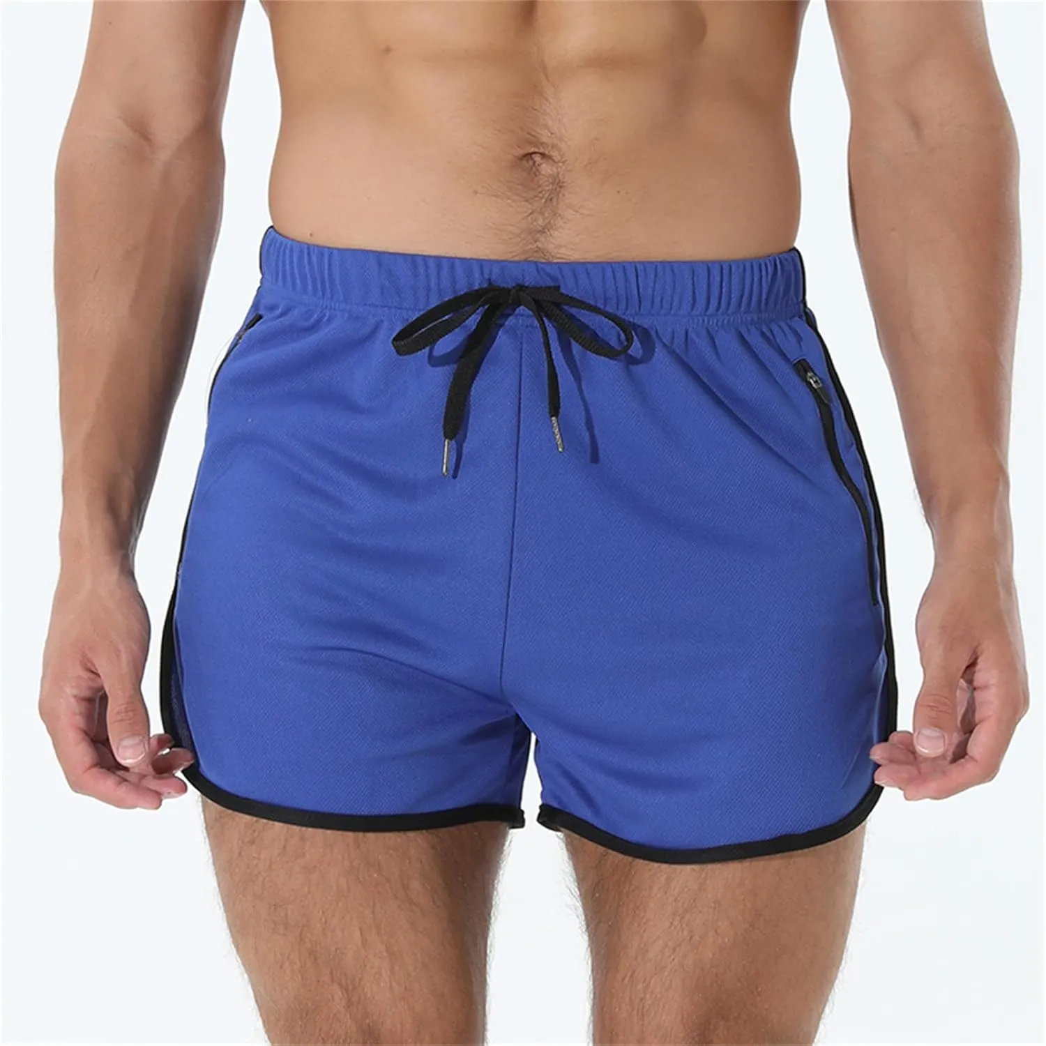Mens Running Shorts 3 Inch Lightweight Beach Short Quick Dry Breathable Muscle Trunks Casual Mesh Workout Athletic